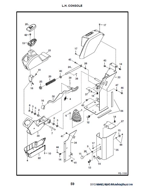 331 bobcat mini excavator control joystick|bobcat 331 excavator parts diagram.